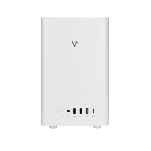 GABINETE VORAGO GAB-210 MINITORRE Micro ATX / ITX 2xUSB 2.0 1xUSB 3.0 1xTIPO C 5OOW BLANCO