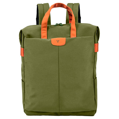 MOCHILA VORAGO BP-301 VINTAGE DOBLE USO LAPTOP 15 6 VERDE