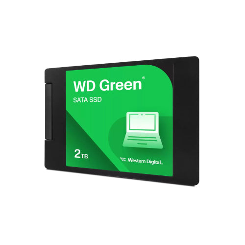 Unidad De Estado Solido SSD Interno Western Digital Green 2TB 2.5" 7mm SATA lll Lect 545/545 MBs para PC y Lap