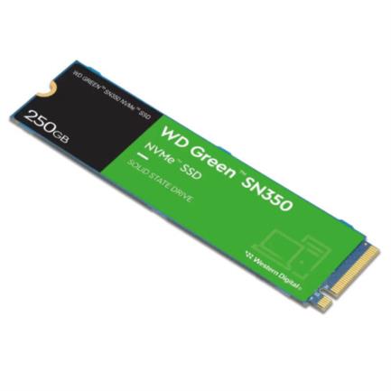 SSD Interno Western Digital Green SN350 250GB M.2 2280 PCIe 3.0 NVMe Lect 2400/1500 MBs para PC y Lap