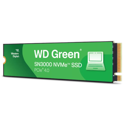 Unidad SSD Interno WD Green SN3000 1TB M.2 2280 NVME PCIE GEN4 X4 LECT.5000MBS ESCRIT.4200MBS