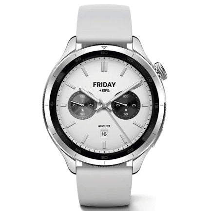 Smartwatch Xiaomi Watch S4 1.43" 466x466 píxeles HyperOS 2 Bluetooth 5.3 Resistente al Agua Color Plata