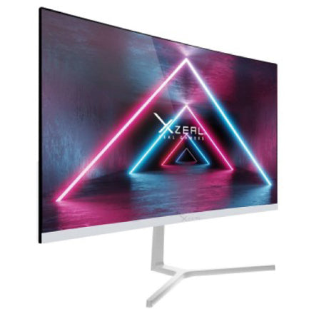 Monitor Gamer Curvo XZEAL XST-570 de 23.8" 1920 x 1080p FHD 100HZ VGA HDMI Vesa Blanco