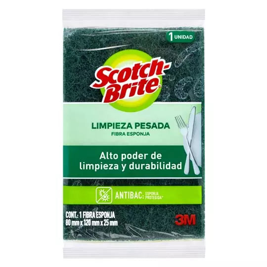 Fibra esponja Scotch-brite 3M tamaño gra nde (118x79mm)