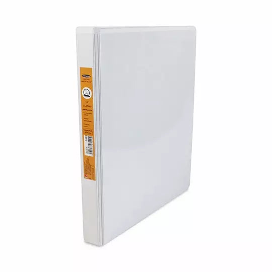Carpeta panorama herraje O 0.5" ACCO col or blanca, tamaño carta