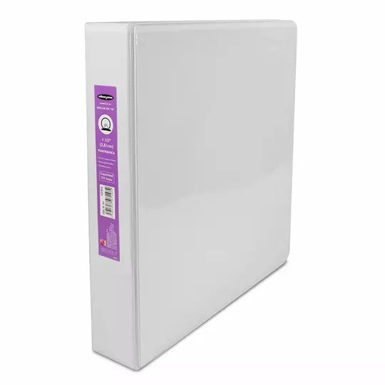 Carpeta panorama herraje O 1.5" ACCO col or blanca, tamaño carta