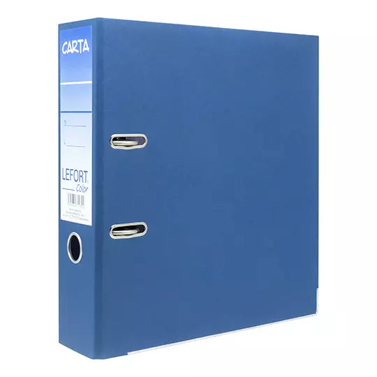Registrador Lefort carta color azul .