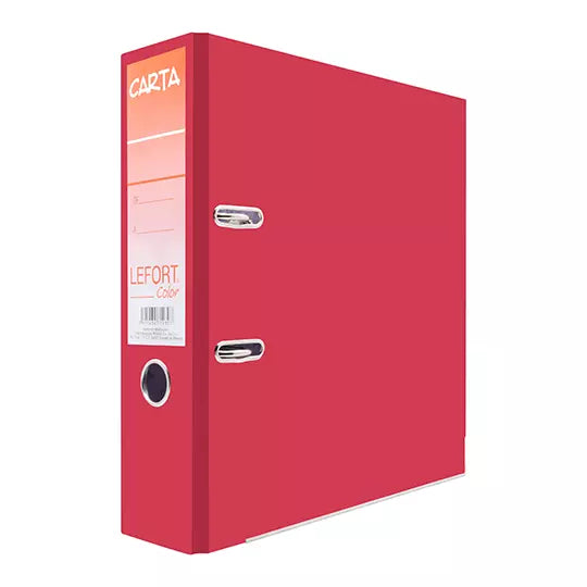 Registrador Lefort carta color rojo .