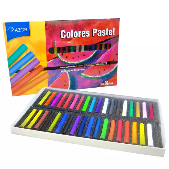 Colores pastel seco Stafford colores sur tidos caja con 36 pzas
