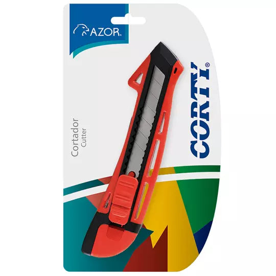 Cutter Corty grande 18 mm punta flecha b líster