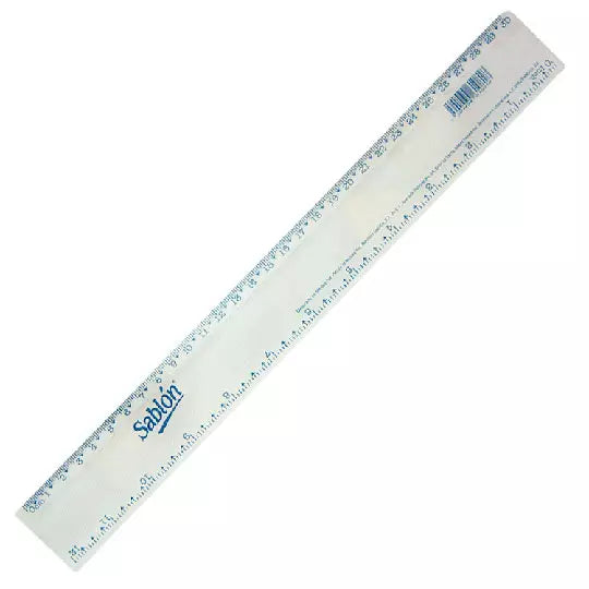 Regla transparente Sablón de 30 centímet ros, blíster 1 pieza