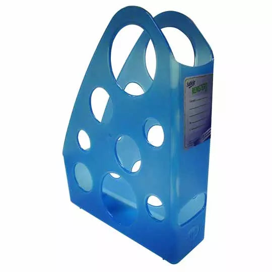 Revistero Sablón tamaño carta color azul .