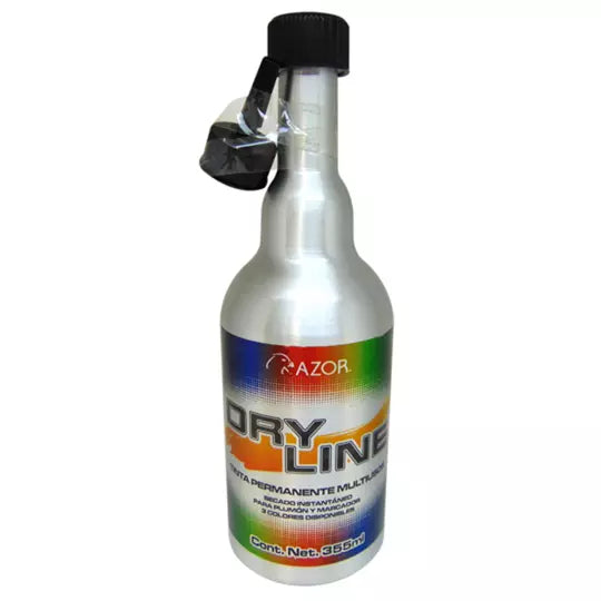 Tinta permanente Dry Line Azor color roj o de 355 ml