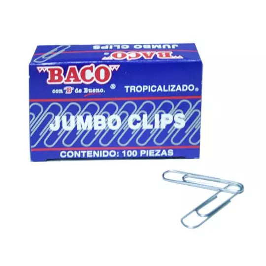 Clip BACO tropicalizado Jumbo caja con 1 00 clips