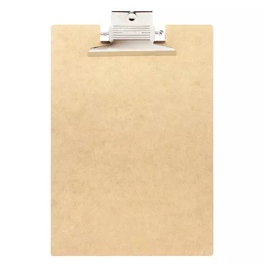Tabla fibracel carta BACO con broche met álico