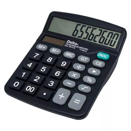 Calculadora de escritorio 12 dígitos Bar rilito calculadora escritorio mediana