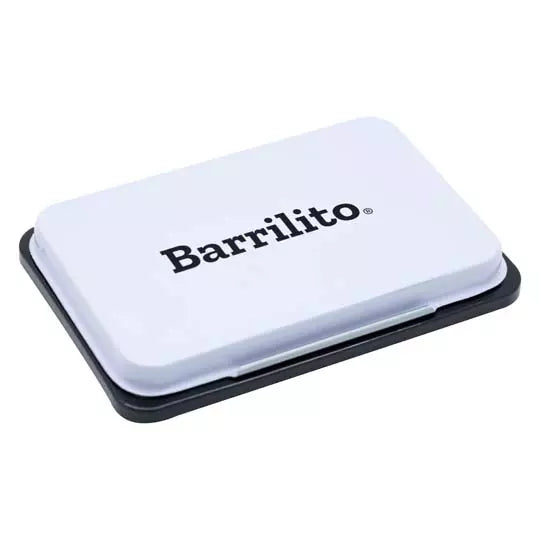 Cojín para sello chico Barrilito con tin ta color negro