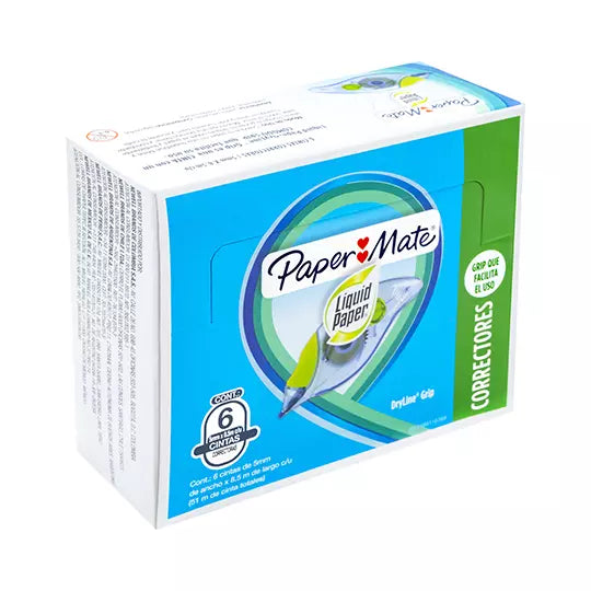Corrector en cinta dry line caja con 6 piezas