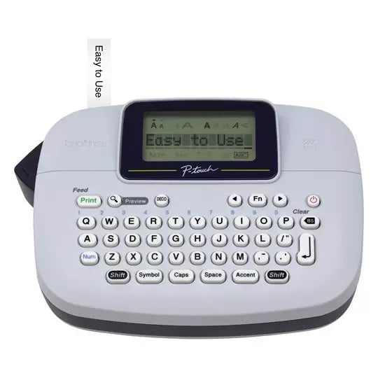 Rotuladora Brother electrica con pantall a de lectura facil PT-M95
