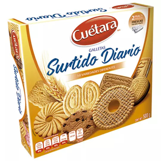 Galletas Cuétara surtido diario 500 gr. .