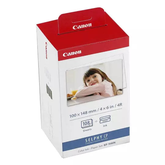 Kit Canon papel KP-108IN + tinta color. .