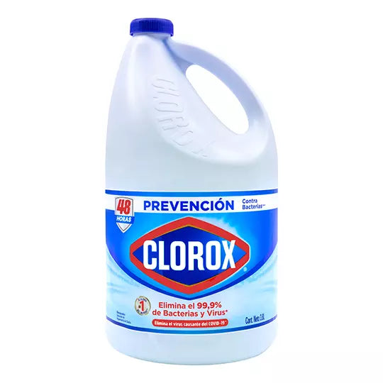 Blanqueador Clorox, cloro 3.8 Lt. .