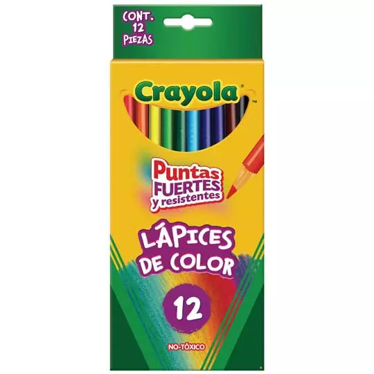 Colores redondos Crayola con 12 piezas.. .
