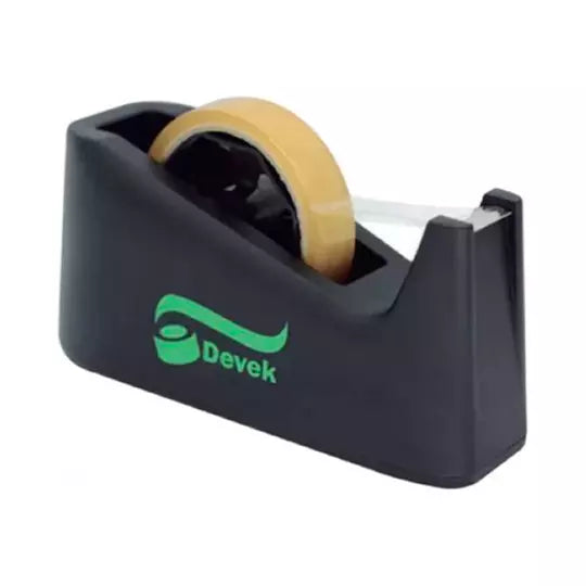 Despachador metalico de cinta Devek para escritorio color negro
