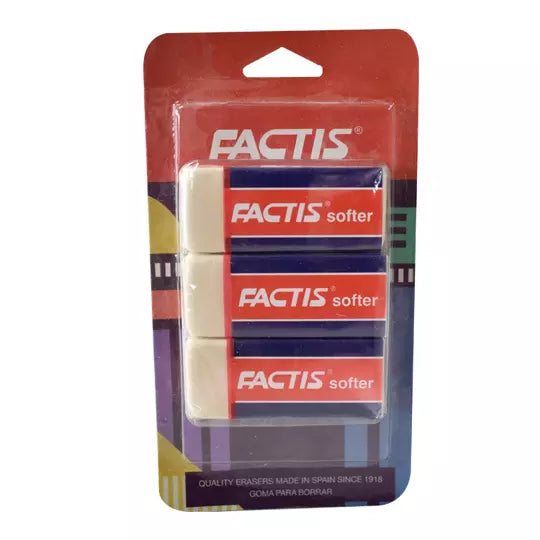 Goma Factis S20 con faja de cartón blíst er 3 piezas