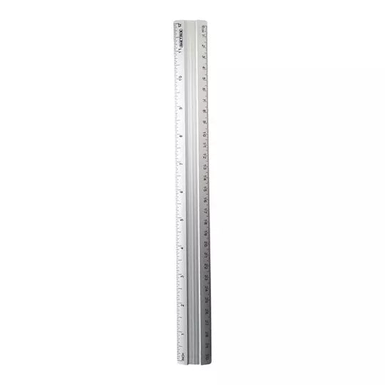 Regla de aluminio Dietrix de 30 cm 1 pie za