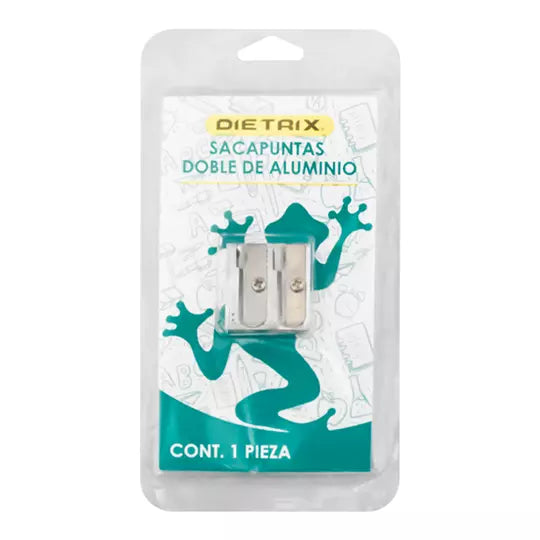 Sacapuntas doble aluminio Dietrix blíste r 1 pieza
