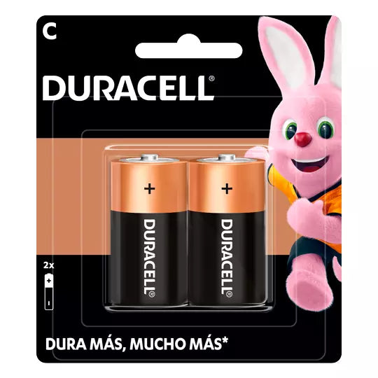 Pila alcalina Duracell C blíster con 2 p zas