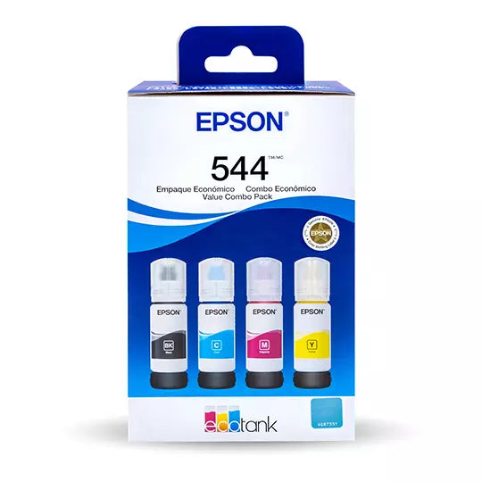 Kit tintas de color Epson T544 4 pzas. .