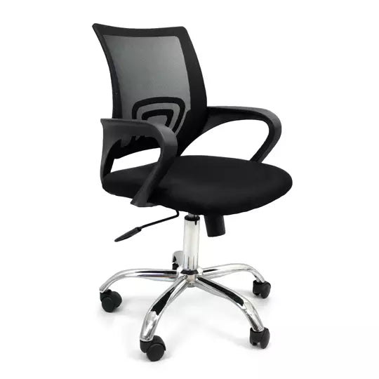 Silla ejecutiva ERGO mod. Levanto HO rec linable con descansa brazos color negro