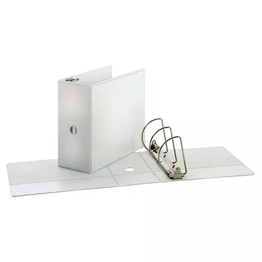 Carpeta panorámica Cardinal carta blanca herraje de 5 pulgadas "D"
