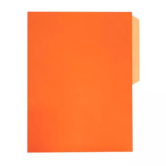 Folder de color Pendaflex carta color na ranja ceja 1/2 caja con 50 pzas