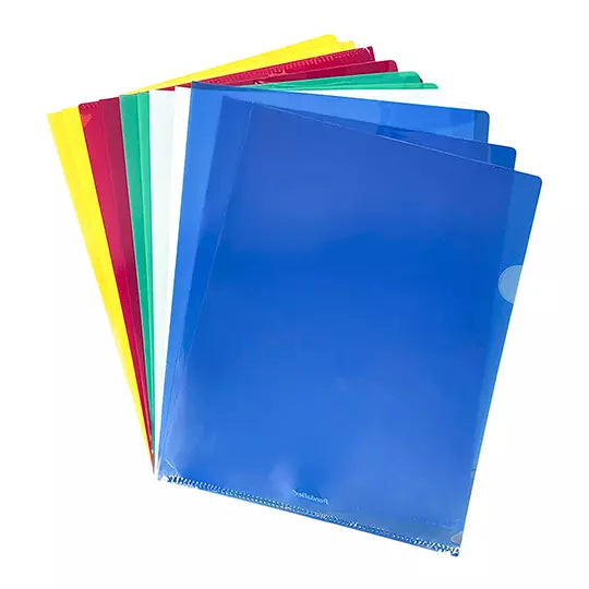 Folder L plástico Pendaflex carta colore s surtidos paquete de 10 piezas