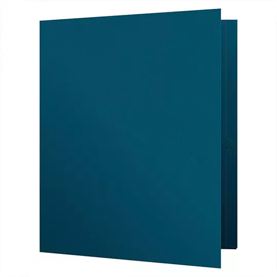 Folder con doble solapa Oxford carta col or azul caja con 25 pzas