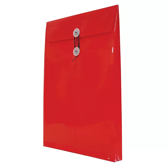 Sobre porta documentos vertical Oxford o ficio color rojo