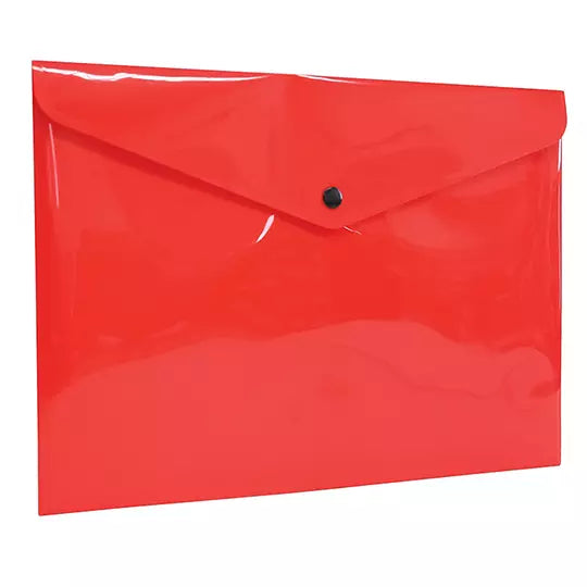 Sobre porta documentos horizontal Oxford carta color rojo