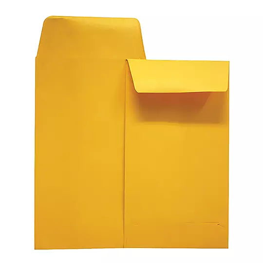 Sobre coin kraft engomado Ampad paquete con 50 piezas