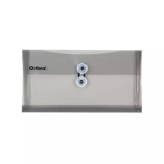 Sobre plástico Oxford con hilo tamaño ch eque color gris 1 pieza