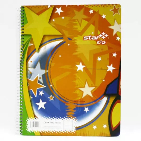 Cuaderno profesional star kid Estrella c uadro grande 7 mm 100 hojas