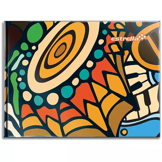 Libreta 1/4 forma italiana Estrella cuad ro chico 5 mm 96 hojas