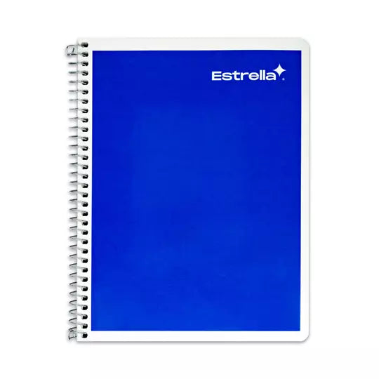 Cuaderno espiral forma francesa Estrella cuadro chico 5 mm 100 hojas