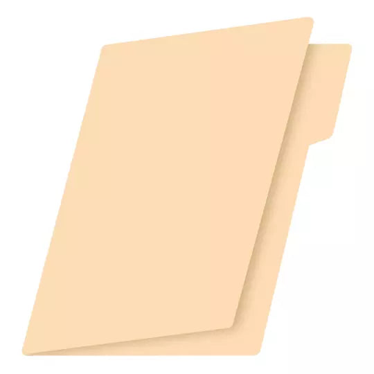 Folder manila Fortec carta color crema c eja 1/2 caja con 100 pzas