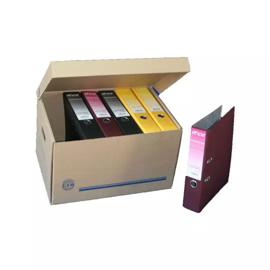 Caja de archivo GEO kraft para registrad or oficio