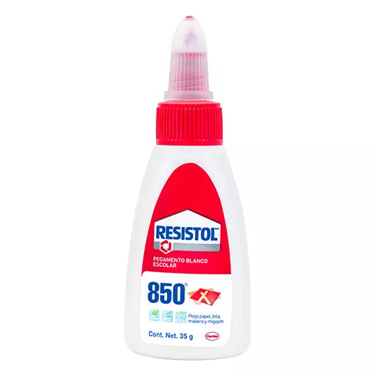 Pegamento blanco escolar Resistol 850 de 35 grs