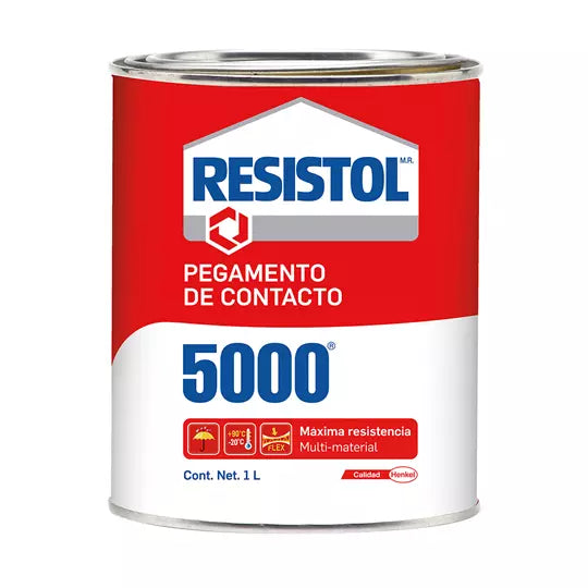 Pegamento de contacto Resistol 5000 a illo lata de 1 litro