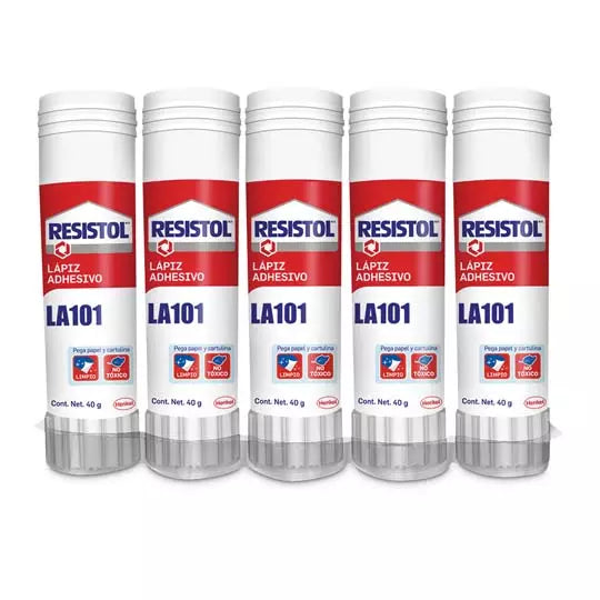 LAPIZ ADHESIVO RESISTOL LA 40GR C/5